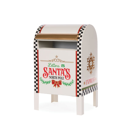 33.5 CM HARLEQUIN NORTH POLE MAIL BOX