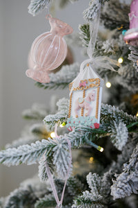 Pink Wrapped Lolly Ornament