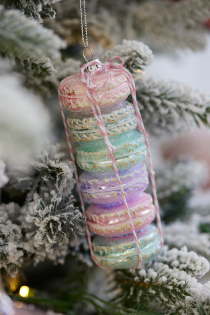 Pastel Macaron Stack Ornament