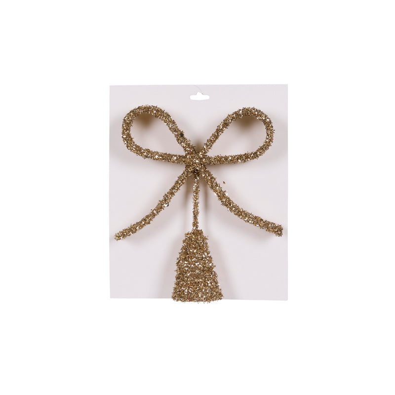 Champagne Bow Tree Topper