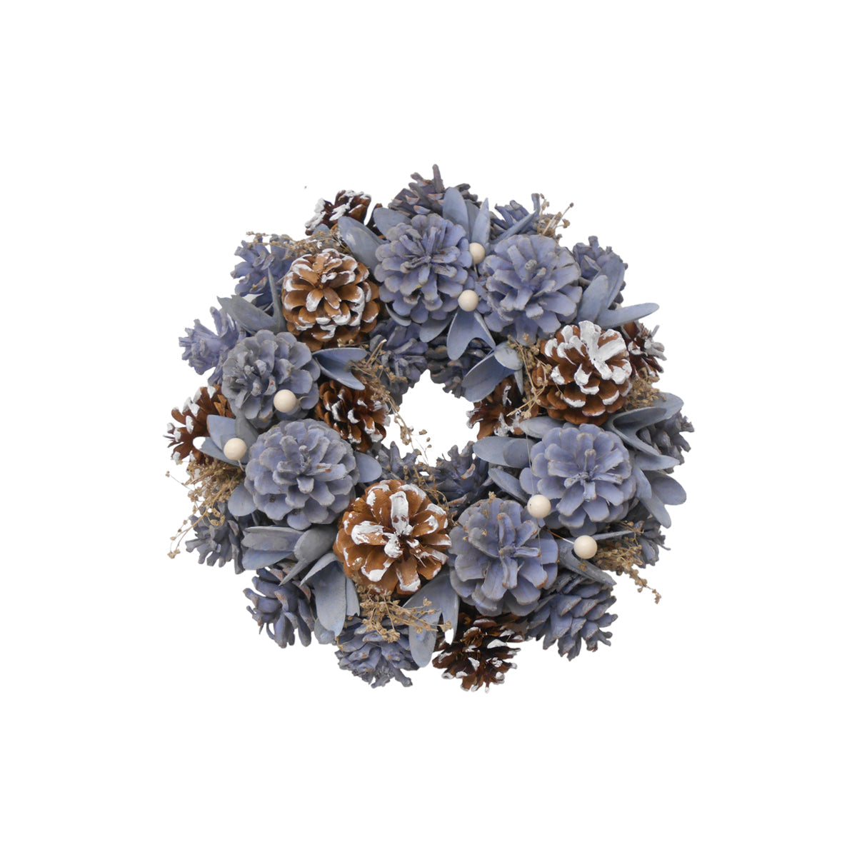 34cm December Frost Wreath