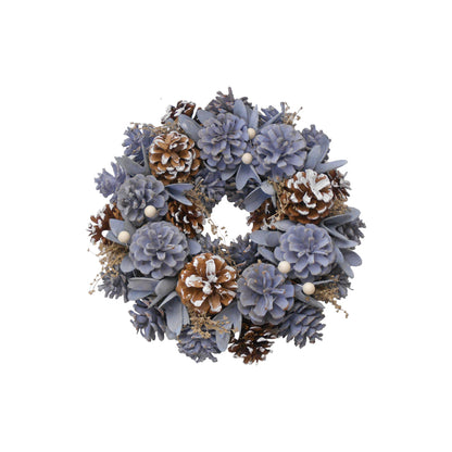 34cm December Frost Wreath