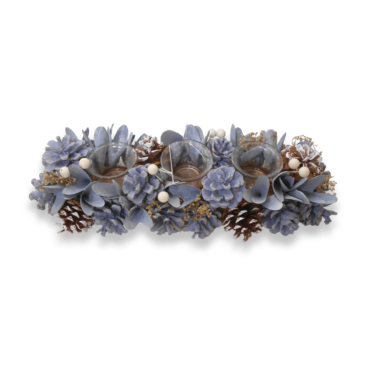 39cm December Frost Centrepiece