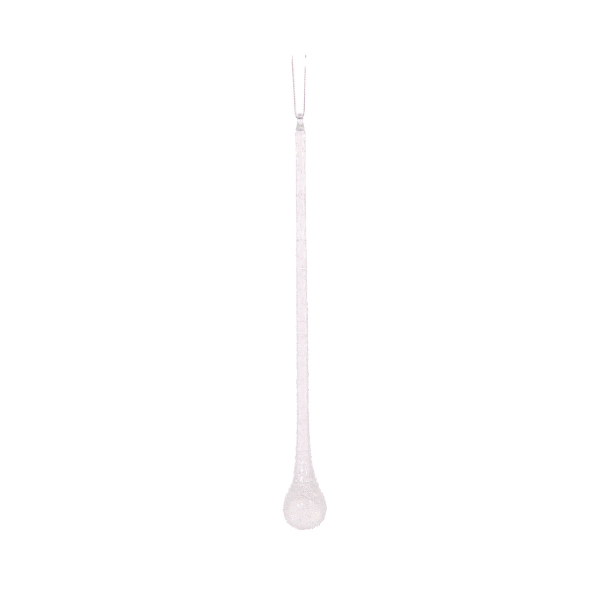 25cm Clear Bubbles Teardrop
