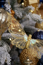 Load image into Gallery viewer, Xl Gold Glitter Clip Butterfly
