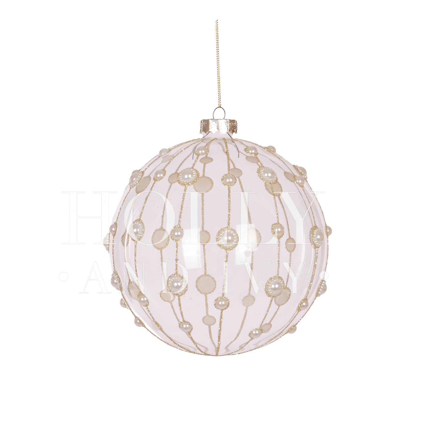 15CM CLEAR PEARL BALL