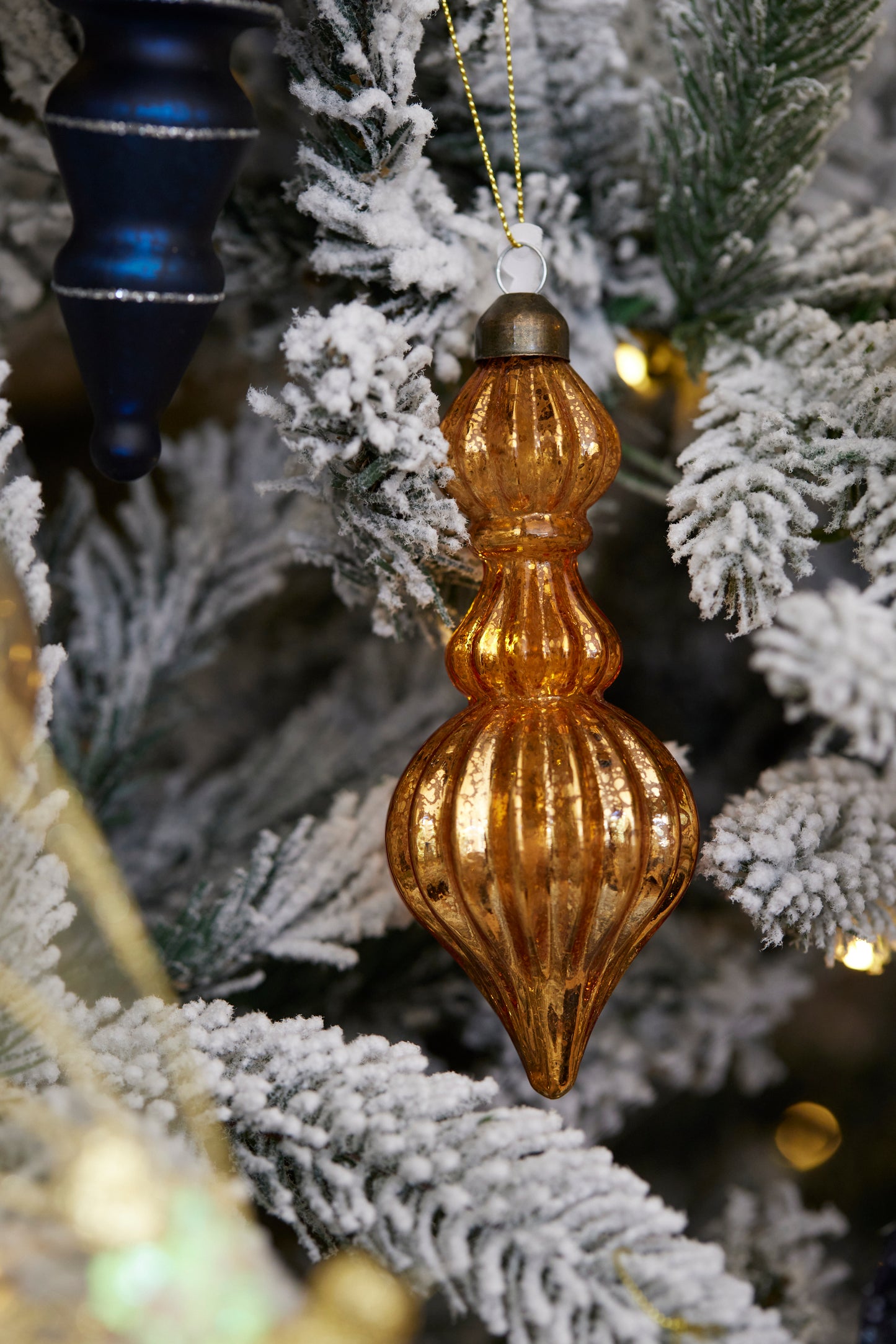 Antique Amber High Shine Finial