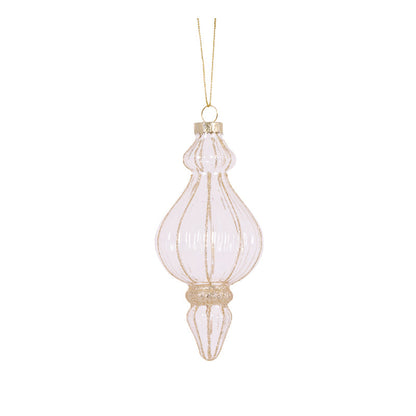 Champagne Ribbed Finial