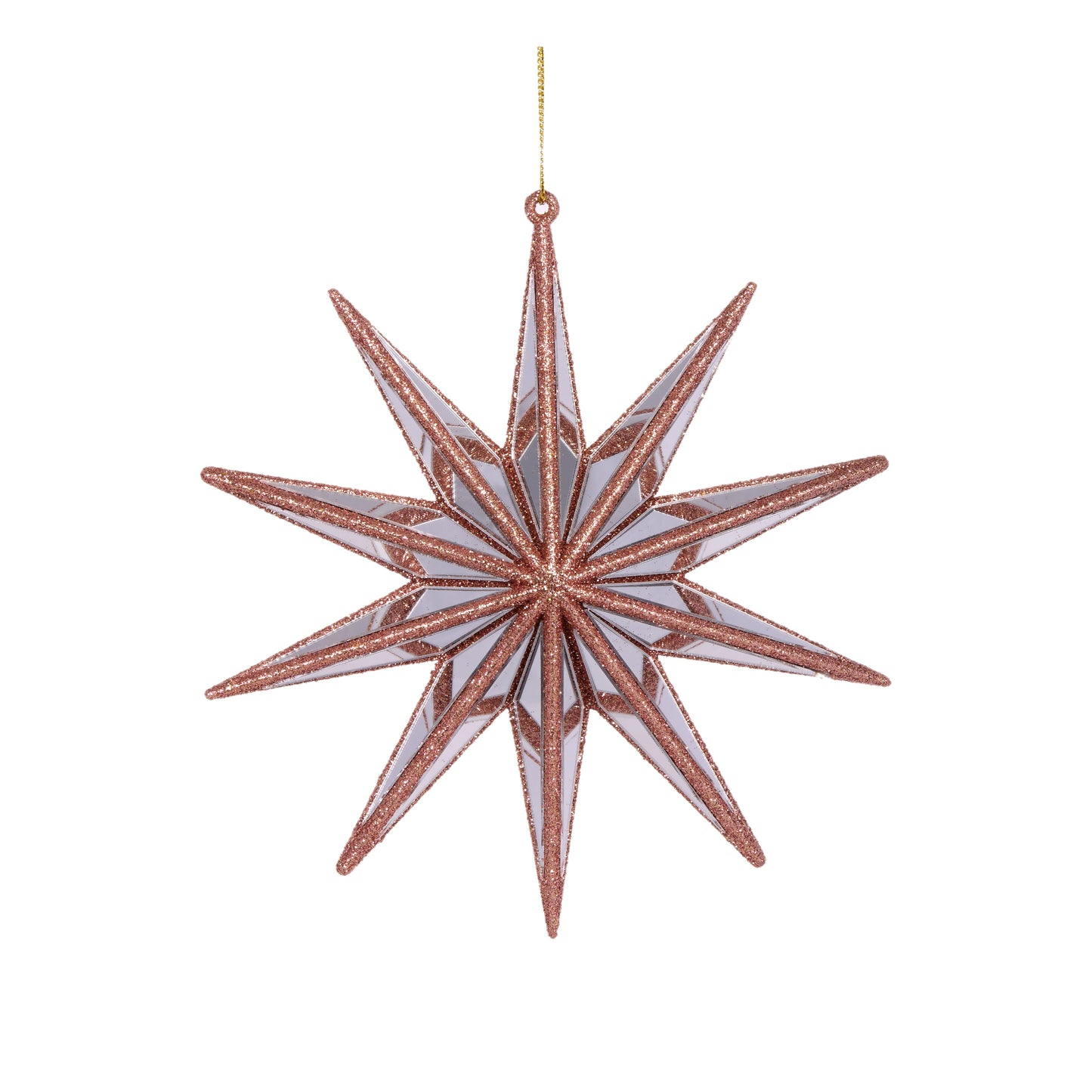 10 Point Hanging Star Rose Gold
