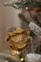 Load image into Gallery viewer, Gold Ginkgo Leaf Bauble
