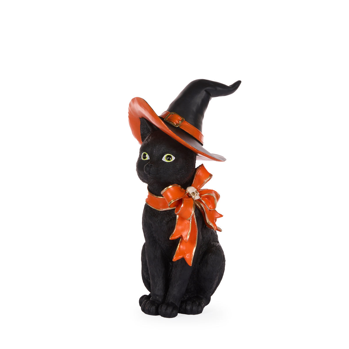 HALLOWEEN CAT WITH BOW