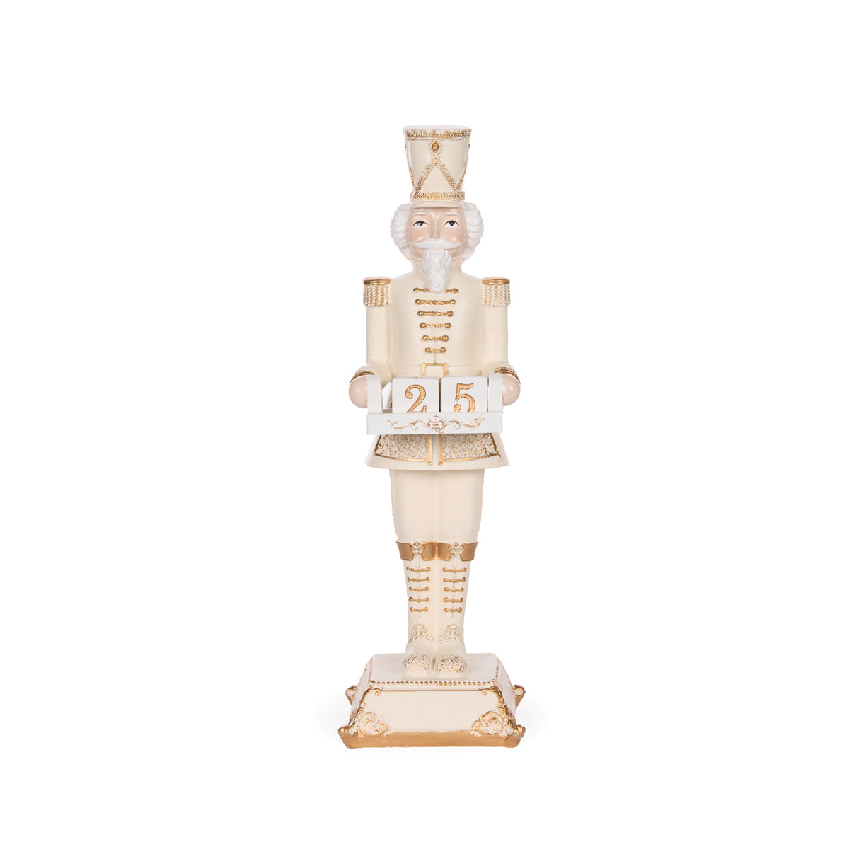 IVORY AND GOLD NUTCRACKER COUNTDOWN