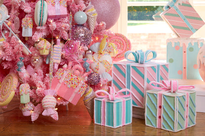 Medium Pastel Candy Present