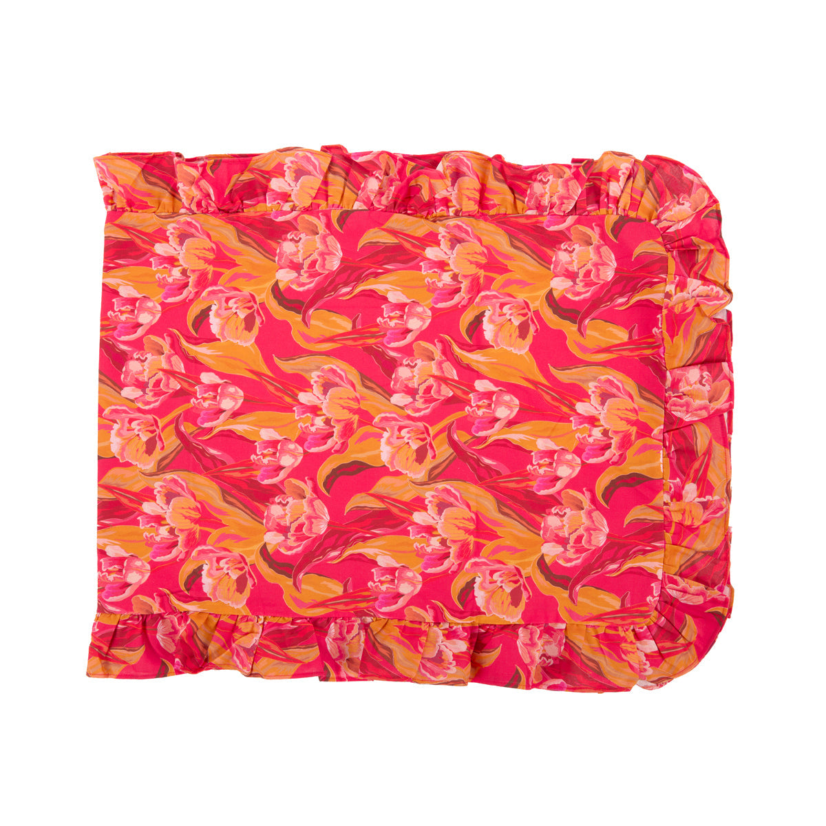 TANGLED TULIPS COTTON TABLE RUNNER