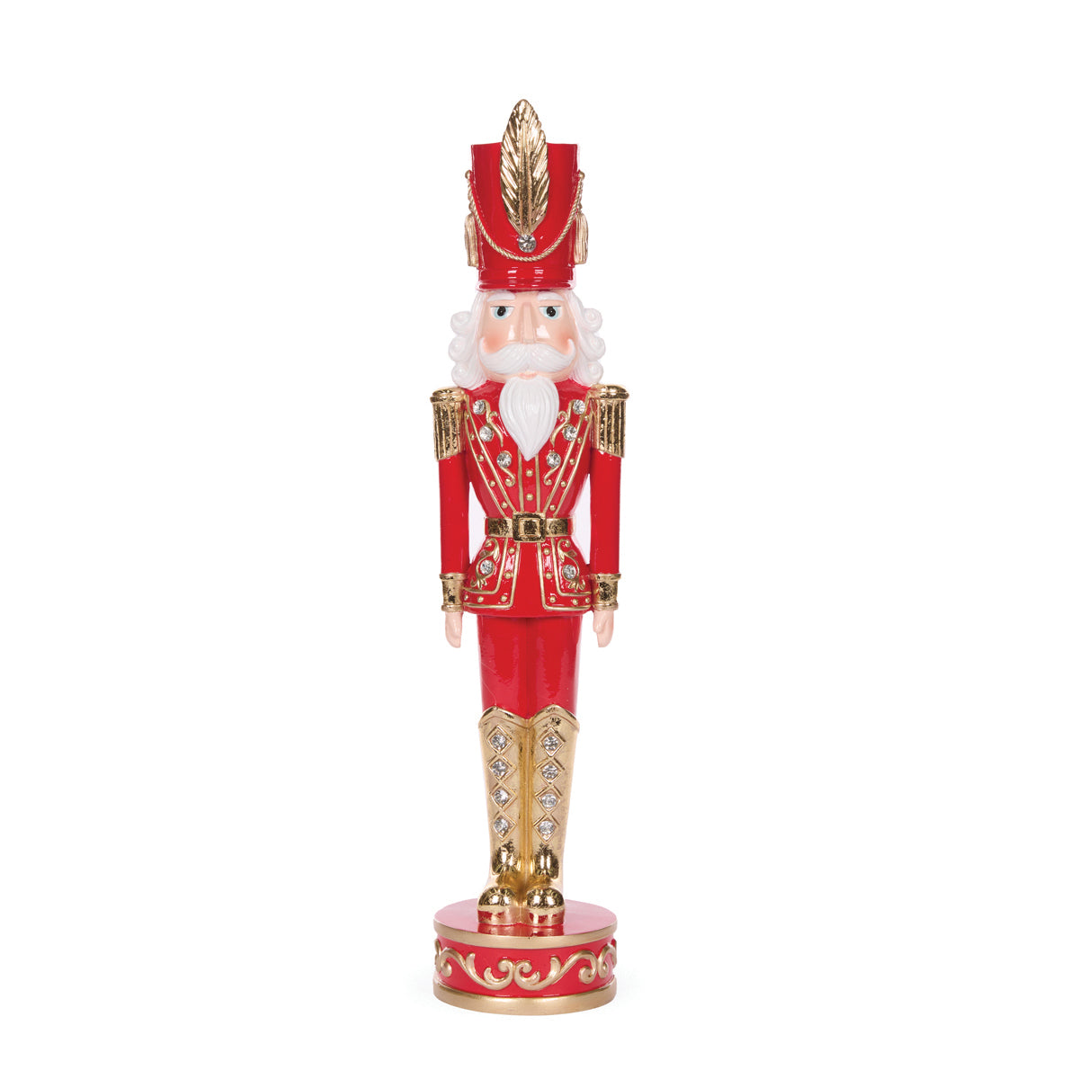 43 CM RED AND GOLD JEWEL NUTCRACKER