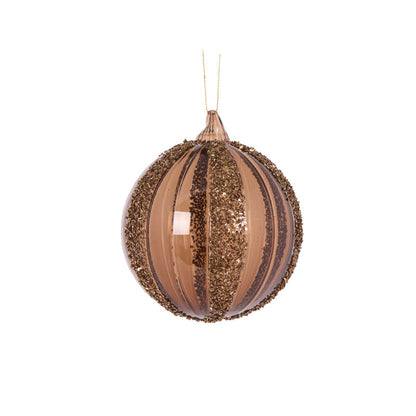 Chocolate Embellished Segment Bauble