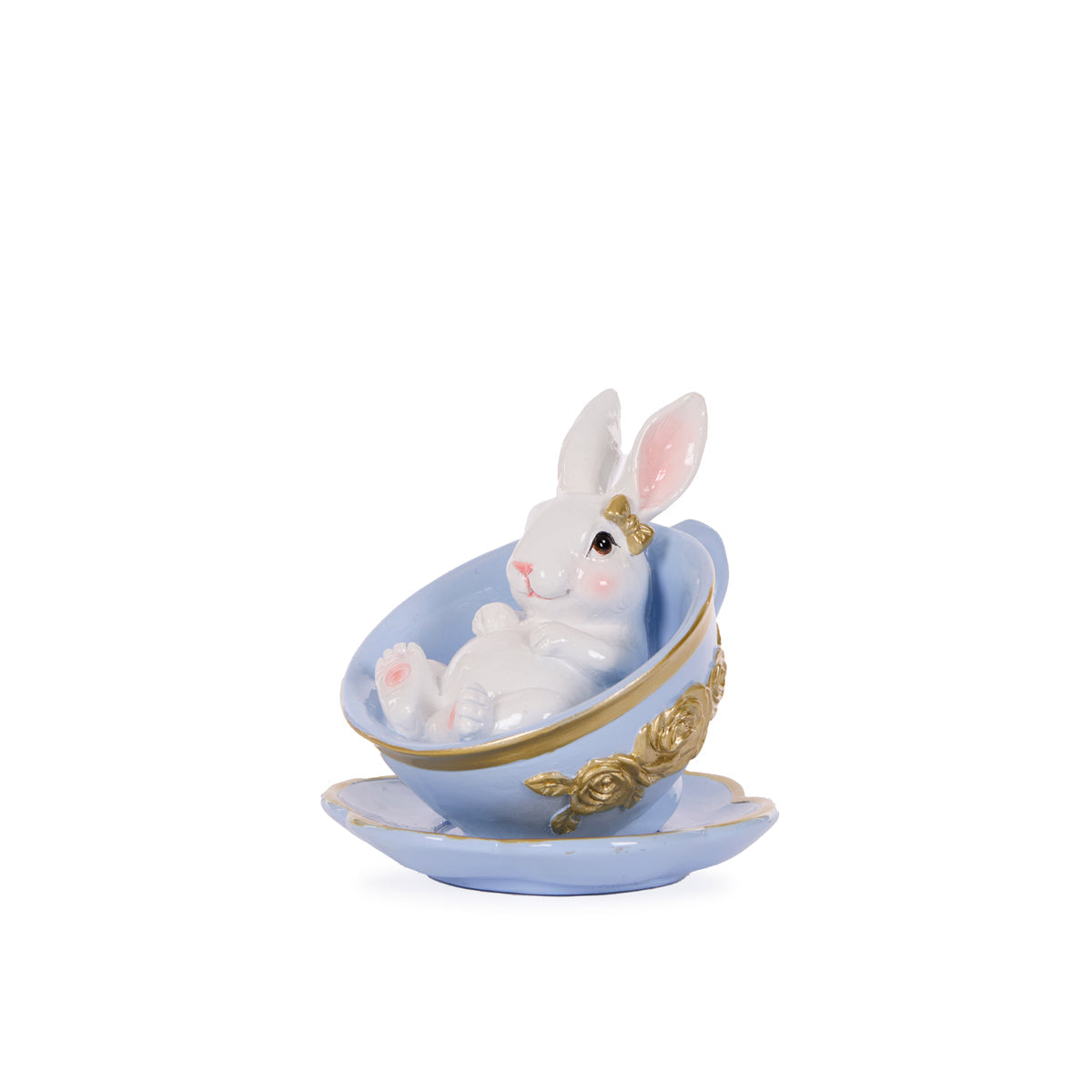 BLUE MRS RABBIT TEACUP