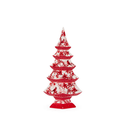 34cm Red Chinoiserie Christmas Tree