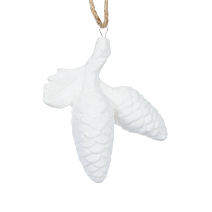 Porcelain Pinecone Bunch Hanging