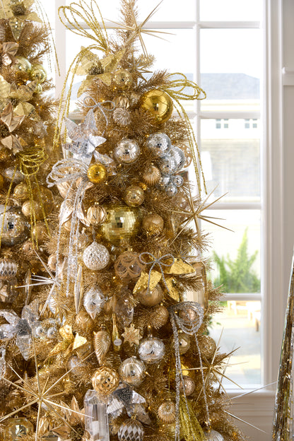 GOLD BEADED LOOP SPRAY