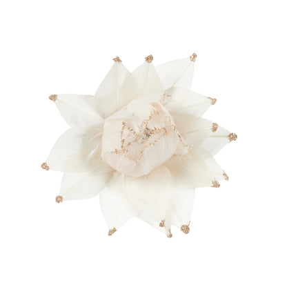 Champagne Leaf Clip Flower