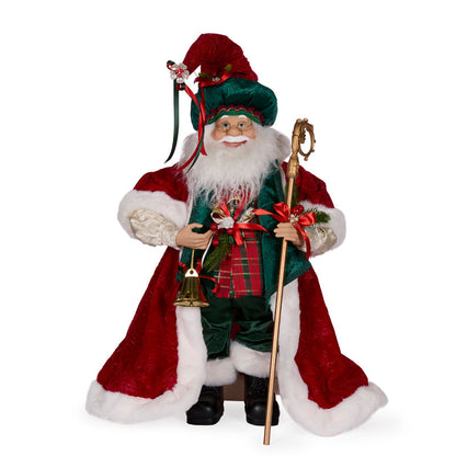 65cm Festive Fabric Santa