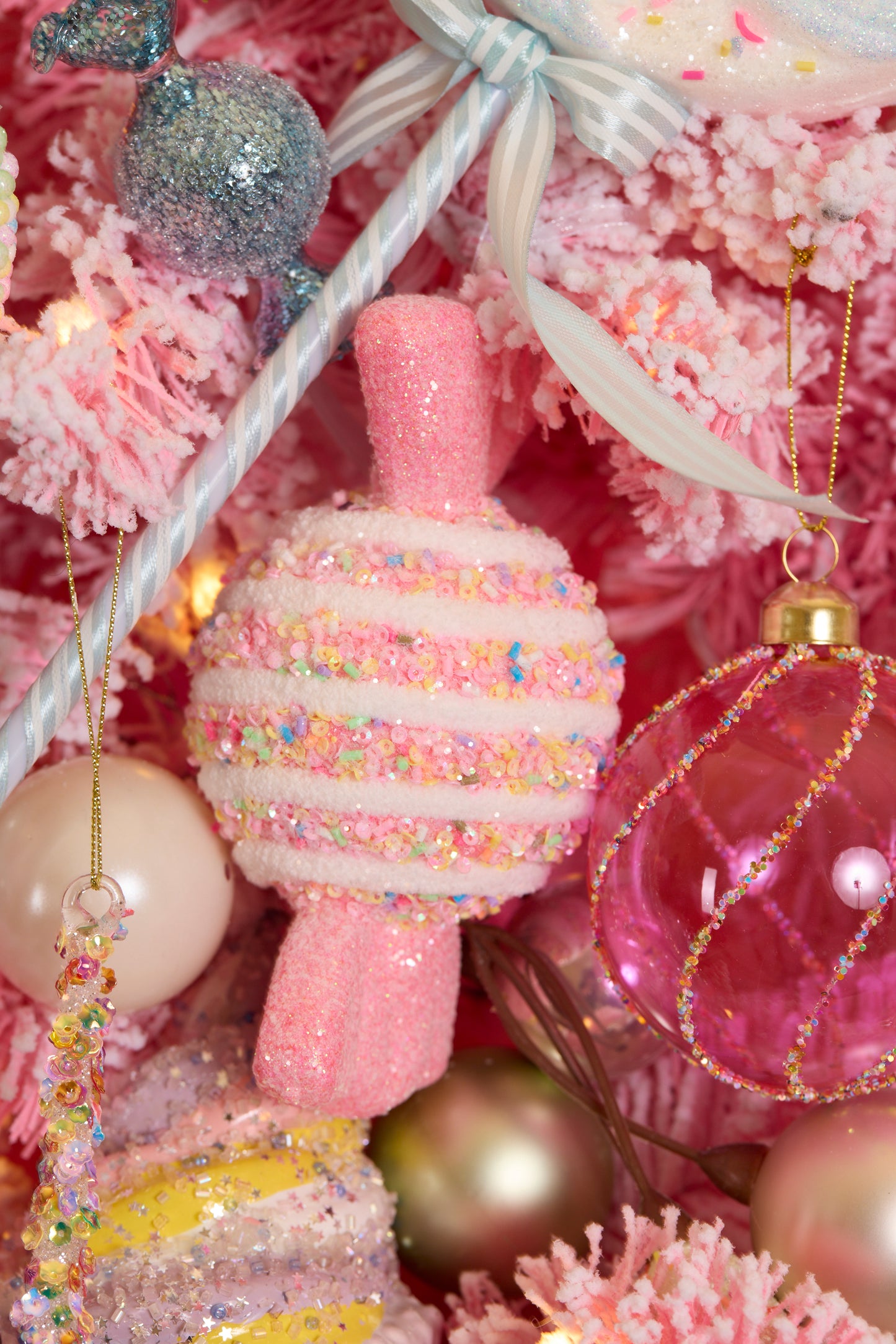 2Pk Candy Sprinkles Wrapped Lollies