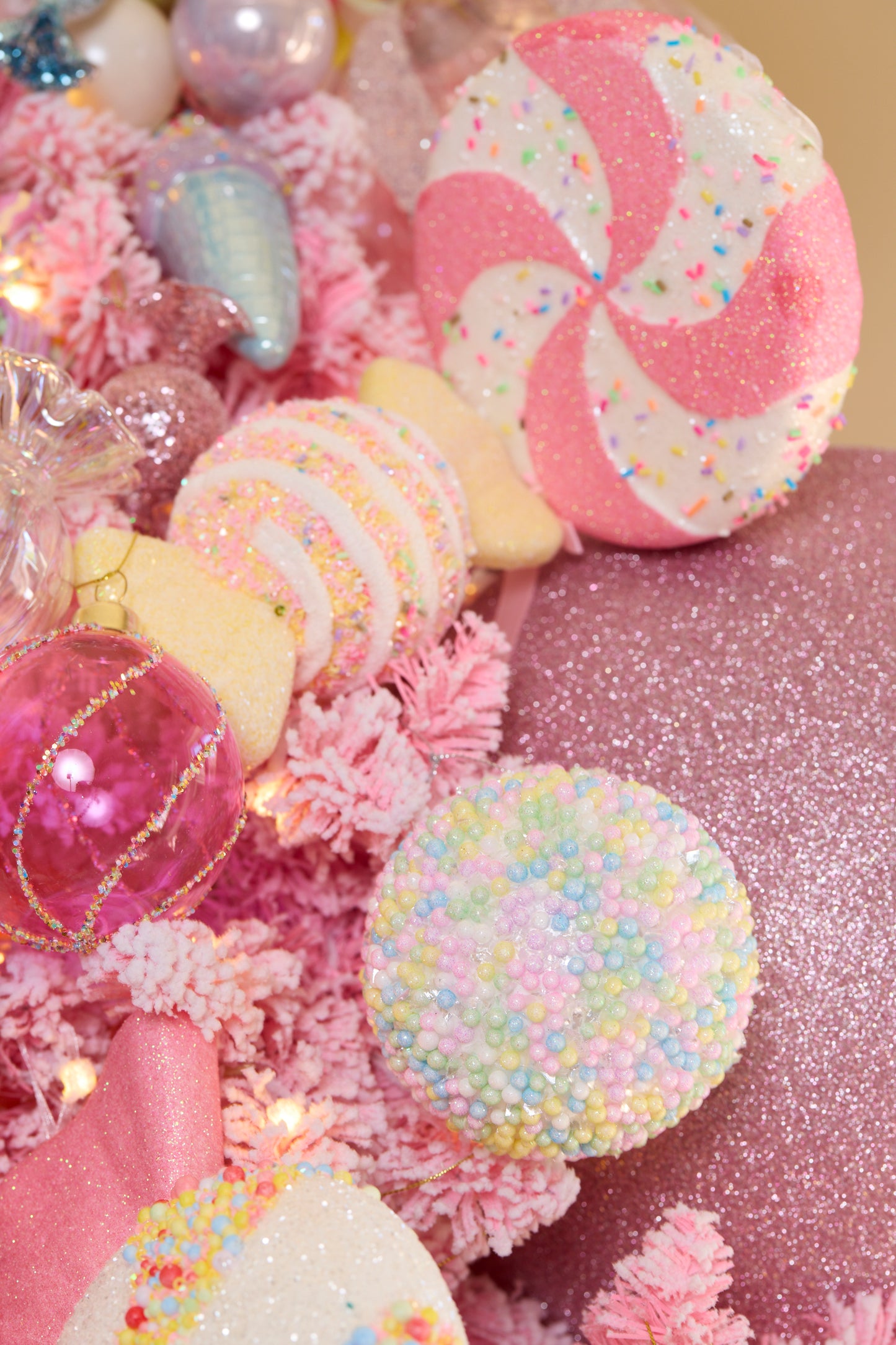 2Pk Pastel Sprinkles Wrapped Lollies