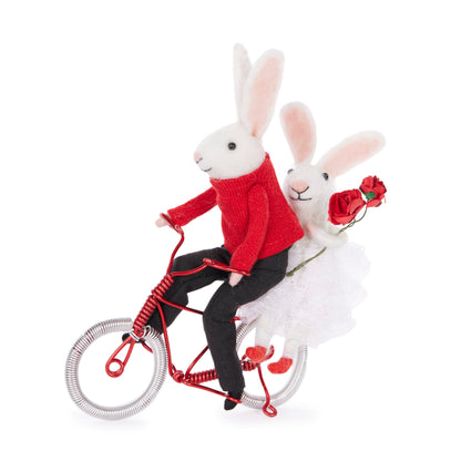 Wool Bunnies On Bike
