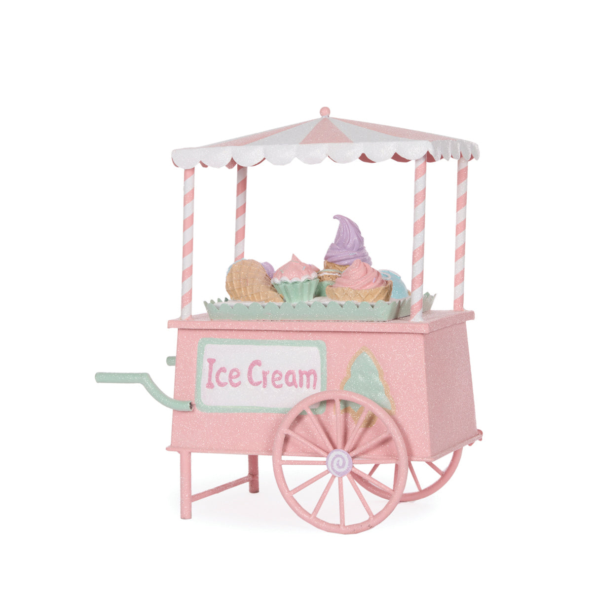 PIPED PASTEL ICE CREAM CART