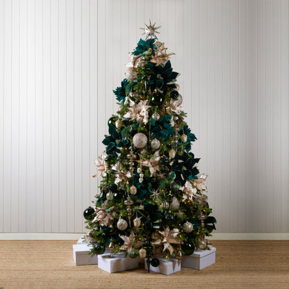 Green And Champagne Ornament Package 5.5Ft / 6Ft