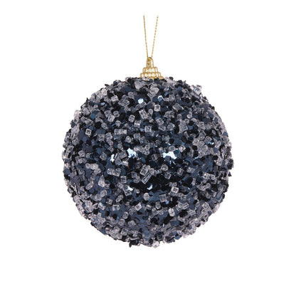 NAVY CRYSTALS BAUBLE