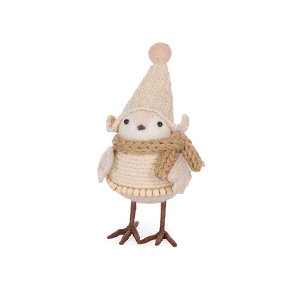 Knitted Bird With Vest