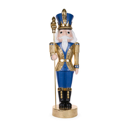 123cm Blue And Gold LED Nutcracker