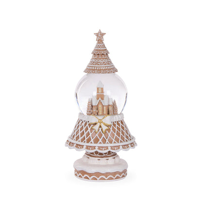Gingerbread Tree Snow Globe