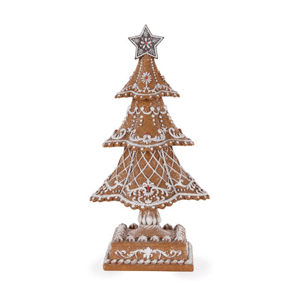 32Cm Elaborate Gingerbread Tree