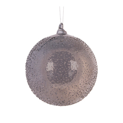 15cm Onyx Mercury Bubbles Bauble