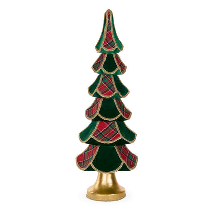 90cm Tartan Layered Tree