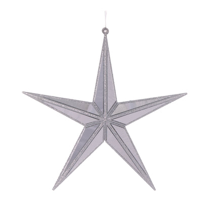 5 Point Hanging Star Silver