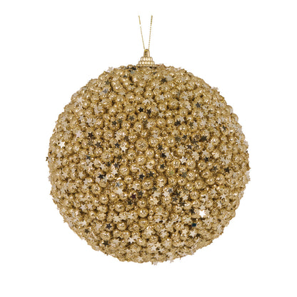 GOLD STARS BAUBLE.