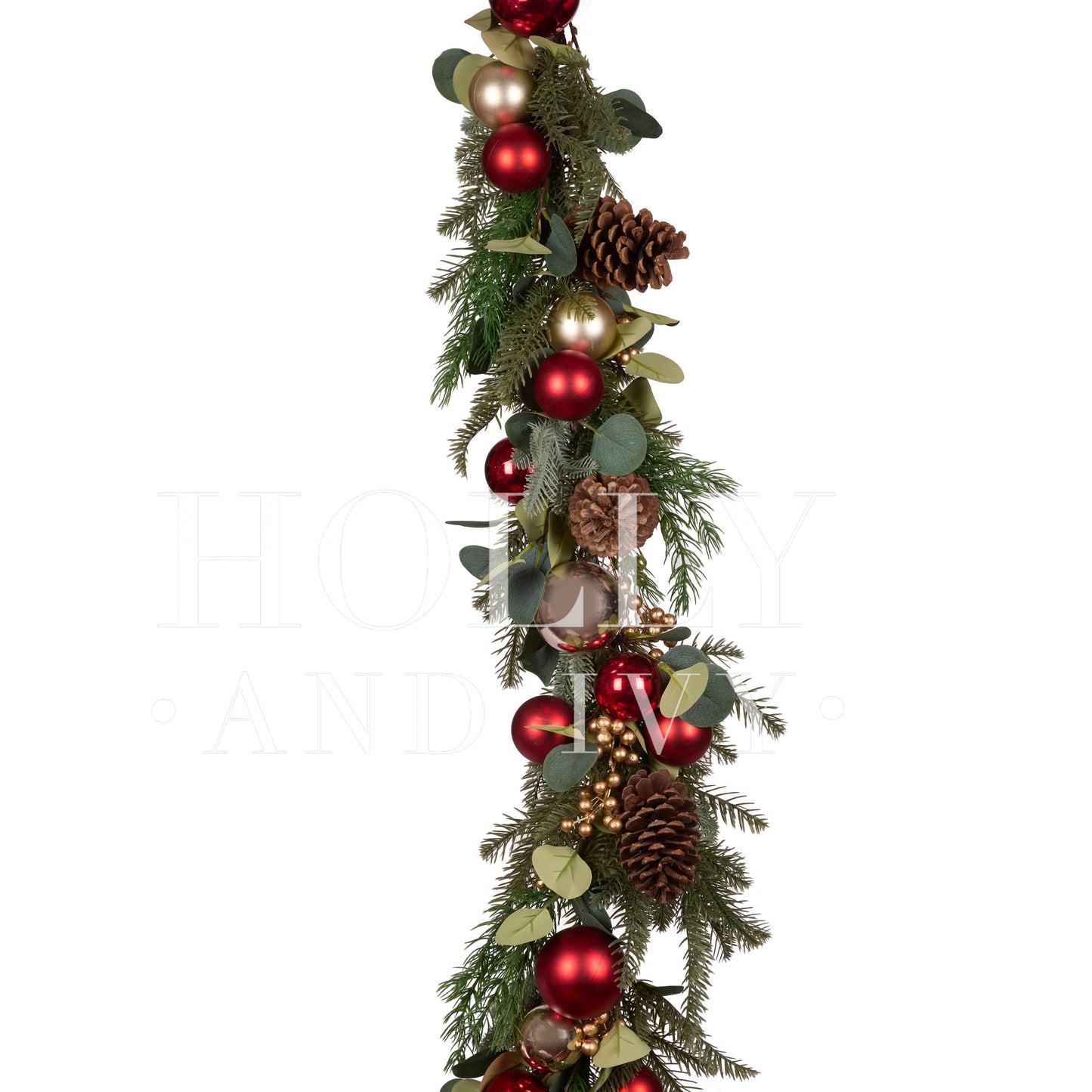 180 CM LUXE TRADITIONAL BAUBLE GARLAND
