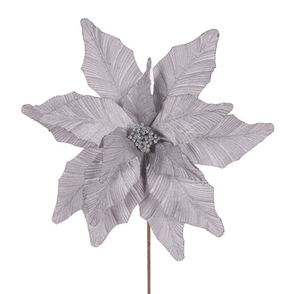 LUXE SILVER POINSETTIA