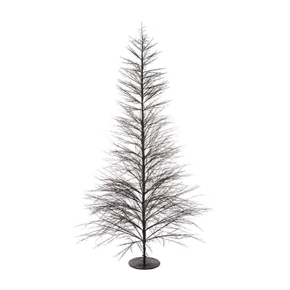 300 CM LED BLACK SPARKLE TREE