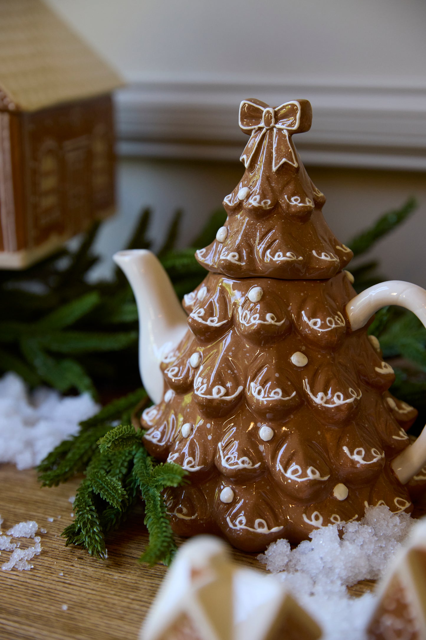 Ceramic Gingerbread Treepot