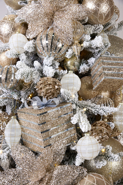 CHAMPAGNE SPLENDOR ORNAMENT PACKAGE - 7.5FT - 8FT