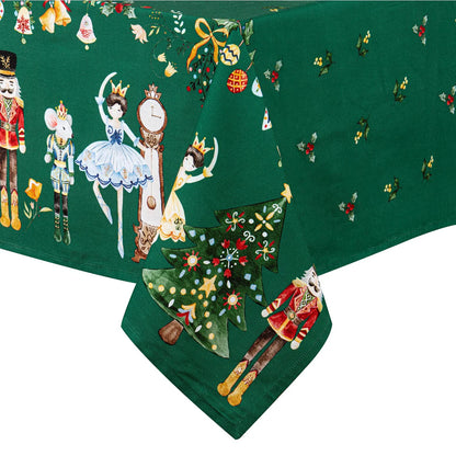 Christmas Wonderland Green Tablecloth