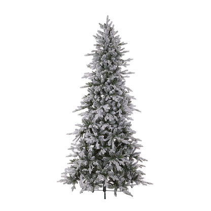 7.5 Ft. Slim Norwegian Fir Snow Tree - 480 LED