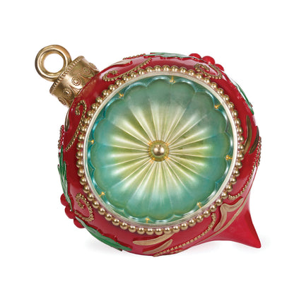 Red Retro Bauble Decor