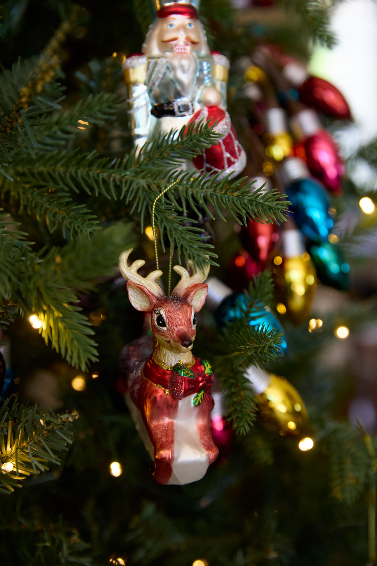 Retro Reindeer Hanging