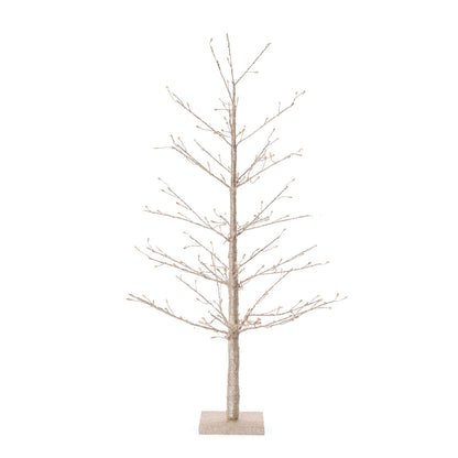 90cm LED Champagne Glitter Sparkle Tree